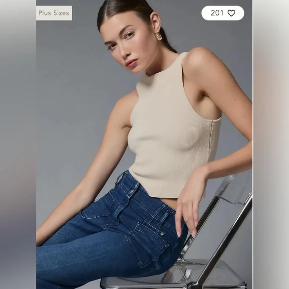 Anthropologie Maeve Junie High Rise Wide -Leg Jeans - Picture 2 of 8